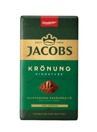 10038454 Jacobs KRONUNG Arabica 250g Brick Paper Wrap V2 PRD v01